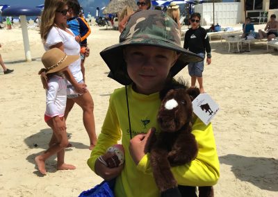 LIBERTY PLUSH HANGS OUT IN OCEAN REEF AT A SPECIAL NAVY SEAL EVENT! ADORABLE!