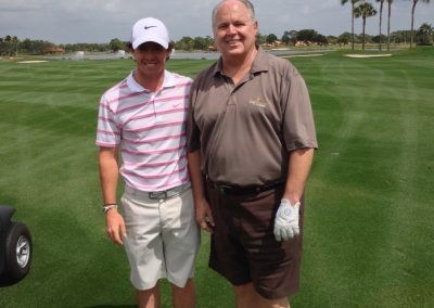 LEARNING A FEW TIPS FROM RORY MCILROY, ONE OF THE BEST IN THE GAME.