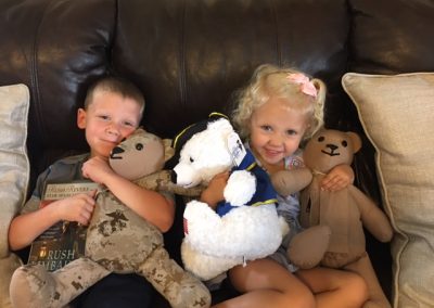 WE WERE HONORED TO WORK ALONGSIDE THE MATTHEW FREEMAN PROJECT PROVIDING TED-TEA BEARS TO THE FAMILY MEMBERS OF FALLEN HEROES.
